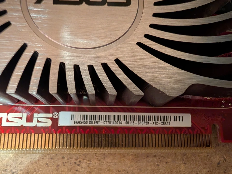 AMD Radeon HD 5450 Asus EAH5450 Silent DDR3 512MB Video Card ~ HDMI / VGA / DVI - Image 4 of 4