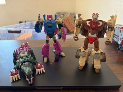 Transformers headmasters lot, Chromedome, skullcruncher, Squeezeplay