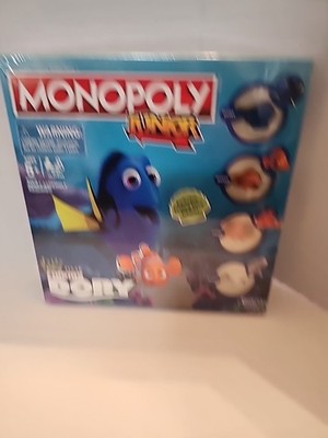 Hasbro Monopoly Junior: Disney / Pixar Finding Dory Edition Complete NIB SEALED