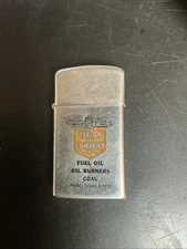 Vintage Advertising Zippo Yeaton and Co Fuel Oil Advertising Lighter Baltimore