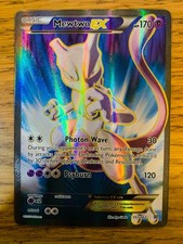NM! Mewtwo EX (157/162) XY BREAKthrough Full Art Secret Rare Pokemon Card!