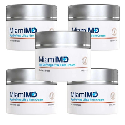 MiamiMD (Miami MD) Age Defying Lift & Firm Cream For Neck And Face - 50ml 5 pcs