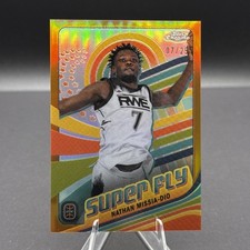 2024 Topps Chrome Overtime OTE Nathan Missia-Dio Super Fly Orange Refractor /25
