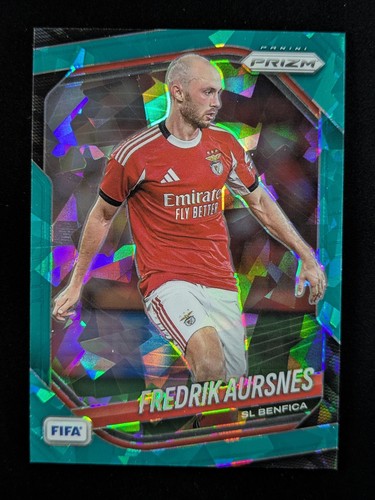 2025-26 Panini Prizm FIFA FREDRIK AURSNES 78/99 Teal Ice Prizm Benfica #231