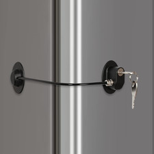 Cerradura de Nevera con 2 Llaves Seguro para Archivador Cajon y Gabinete