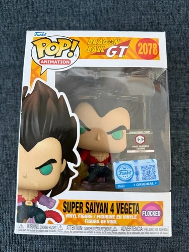 Funko Pop - #2078 Super Saiyan 4 Vegeta Flocked Chalice DBZ GT - New