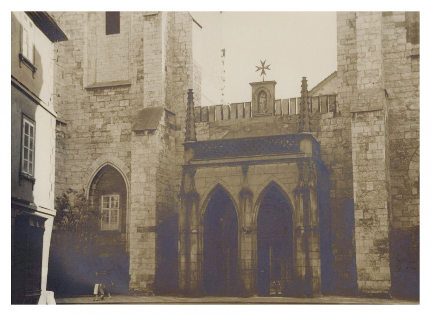 Czech Republic, Prague, Church of the Knights of Malta, Vintage Print, 1953 Photo pri