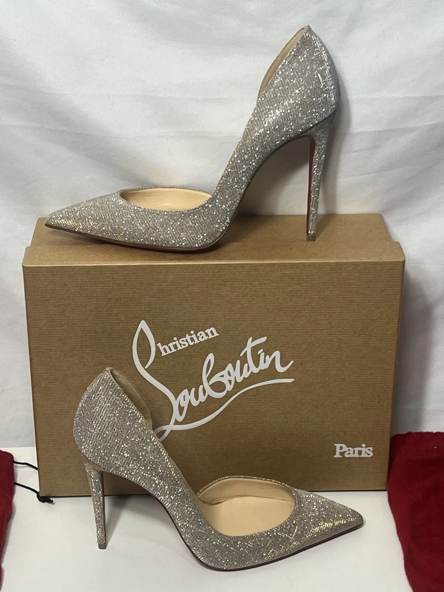 Christian Louboutin Silver Heels for Women for sale | eBay