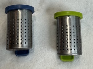 Set IKEA SAKKUNNIG Tea Infuser Stainless Steel Hang On Basket Strainer Mug