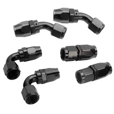 2Pcs AN6/AN8/AN10 Swivel Hose End Fitting Adapter Oil/Fuel/Gas Hose Line