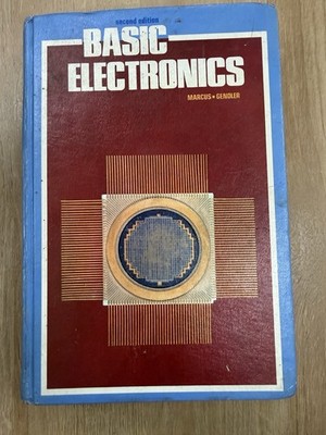 Basic Electronics 2nd Edition Marcus Gendler 1971 Hardcover Prentice-Hall