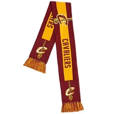 FOCO NBA Cleveland Cavaliers Reversable Big Logo Scarf App. 66" Long