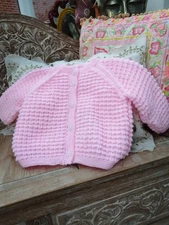 hand knitted toddlers Cardigan Age 18 - 24 Months Beautiful 