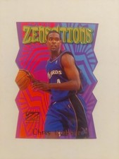 1998 SKYBOX ZENXSATIONS #25 OF 25ZN CHRIS WEBBER  BASKETBALL CARD