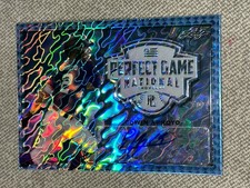 EDWIN ARROYO 2020 LEAF PERFECT GAME PLATINUM MARBLE AUTOGRAPH #1/1 MARINERS REDS