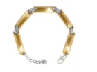Brighton Reversible Meridian Geo Link Bracelet Style JF0217 MSRP: $148 NWT