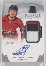 2020-21 Upper Deck The Cup Rookie 106/249 Alexander Alexeyev #113 Patch Auto 3hd