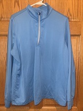 Oobe Pullover Mens 2XL Light Blue Hydrovent Quarter Zip Chick-fil-A Performance