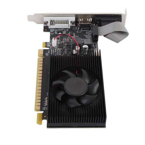 PC Graphics Card 2GB DDR3 PCI Express 3.0x16 3 Output 128bit Gaming Video Ca NEW - Afbeelding 3 van 12