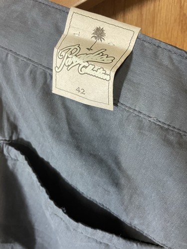 Paradise Collection Men's Swim Trunks Gray Board Shorts Pocket Size 42 - Picture 4 of 7