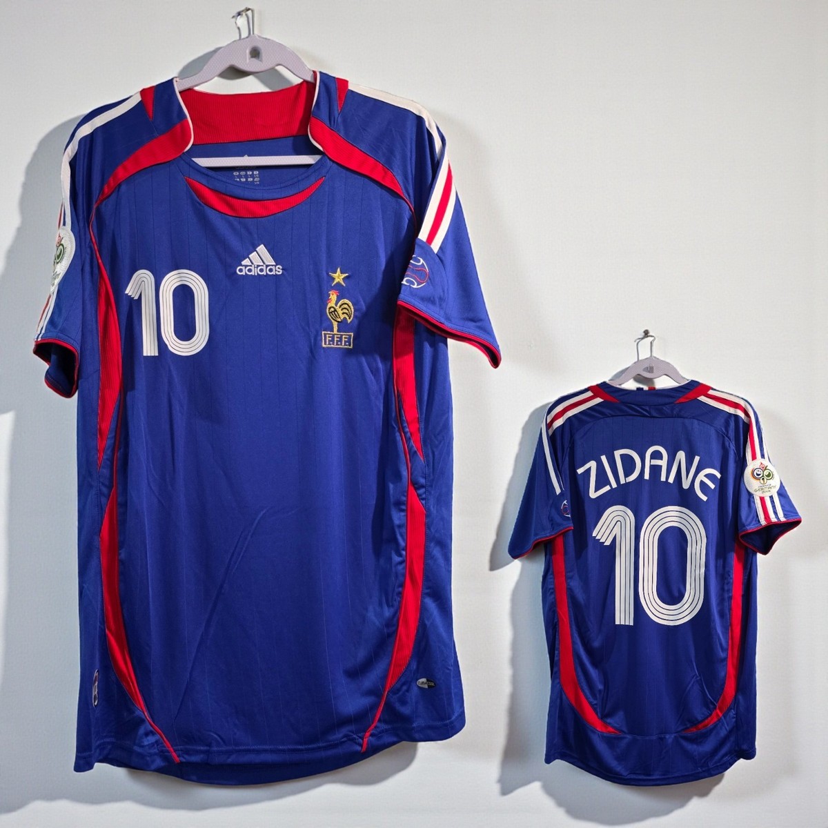 FRANCE HOME World Cup 2006 - Football Soccer - ZIDANE # 10 - LARGE