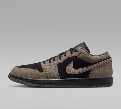 Nike Air Jordan 1 Low SE Olive Grey Sneakers 