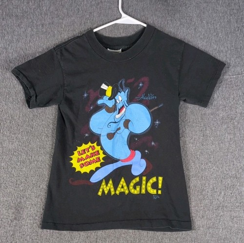 Vintage Aladdin Genie Shirt 1990s Original Disney Kids Medium 12/14