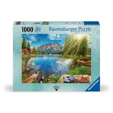NEW SEALED Ravensburger 1000 Piece Jigsaw Puzzle Entitled Life At The Lake