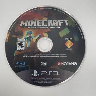 Minecraft PlayStation 3 Edition PS3 Disc Only Tested