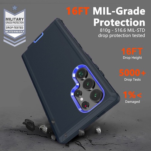 Coque pour Samsung Galaxy S23 Ultra/S23/S23 Fe compatible avec Otterbox Defender + écran - Photo 20 sur 56