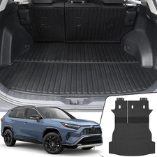 Cargo Mat with Backrest for Toyota RAV4 Trunk 