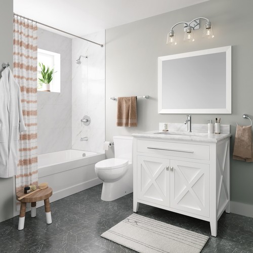 PROFLO PFWSC3950 Spiers 1.2 GPM 1 Hole Bathroom Faucet - Chrome - Bild 4 von 4