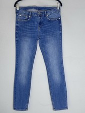 Zara Skinny Jeans Blue W30 L27 UK 12 Women’s Stretch Slim Fit