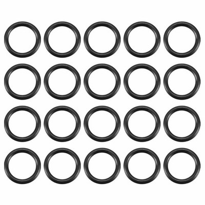 20pcs Black Nitrile Butadiene Rubber   O-Ring 9.25mm Inner Dia 1.78mm Width KD #