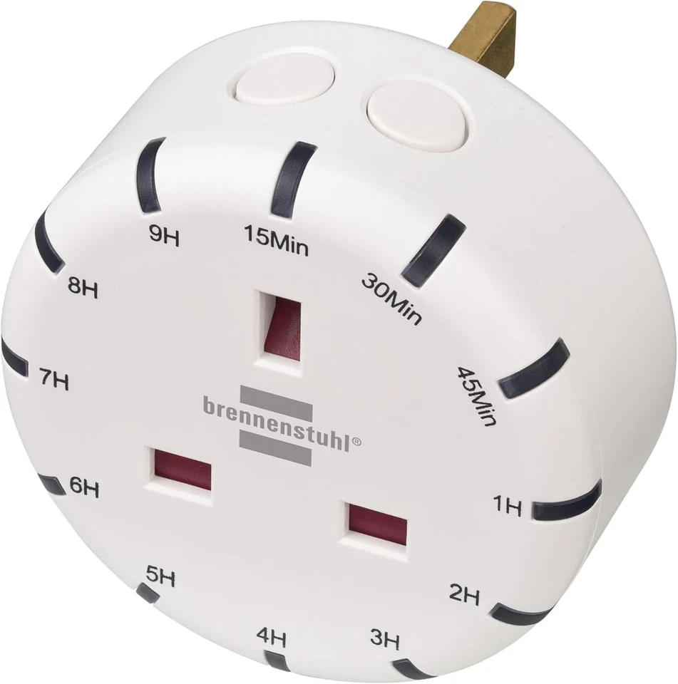 Digital Countdown Timer Plug Socket with LED Display - Adjustable in 12 Steps... - Image 4 of 4