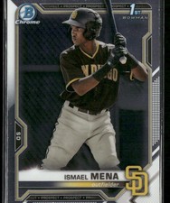 2021 Bowman Ismael Mena Chrome Prospects #BCP-36 San Diego Padres
