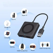 Car TV Mate 4 HDMI Screen Thrower Wireless Carplay Auto Adapter Android