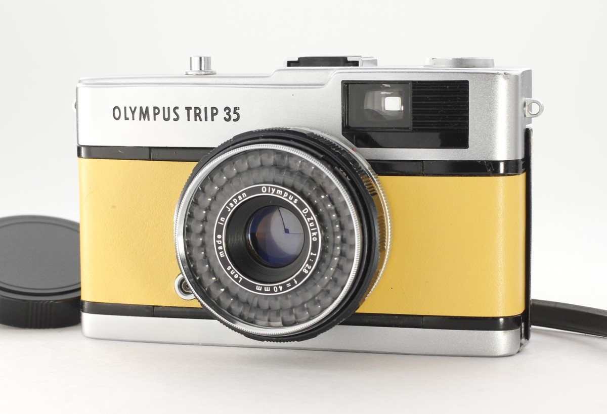 Olympus TRIP 35 Yellow [CLA'd/N MINT] Film Camera Point