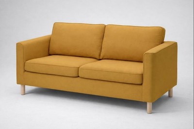 105.672.38 Ikea PARUP Zweisitzer Sofabezug - Vissle gelbbraun NEU versiegelter Artikel