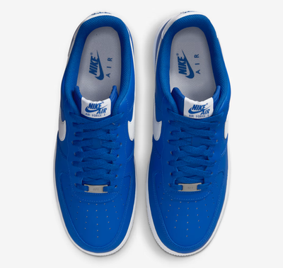 Nike Air Force 1 '07 Shoes College Blue White Men's | Size 7.5