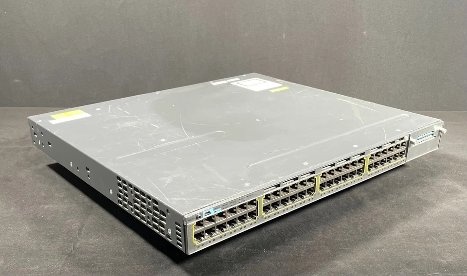 Cisco WS-C3750X-48T-E 48 Port Gigabit Switch - Same Day Shipping - Image 2 of 4