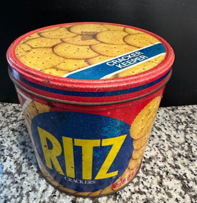 Ritz Cracker Keeper Tin - 1982