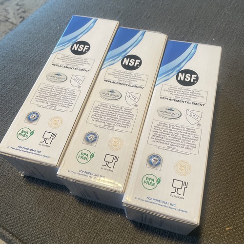 Fridge Water Filter For Maytag UKF8001AXX-750 4396395 WD-UKF8001 R-9006 3 Pack - Picture 4 of 6