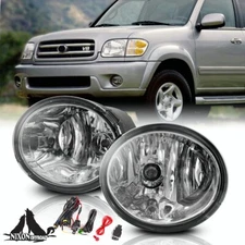 For 00-06 Toyota Tundra 01-07 Sequoia Fog Lights Driving Lamps Wring Kit+Switch