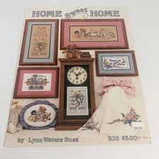 Home Sweet Home Cross Stitch Patterns #B35 Graph-It-Arts by Lynn Waters Busa