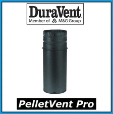 DURAVENT PELLETVENT PRO Black Pipe Length 3" Diameter x 6" Long #3PVP-06B NEW!