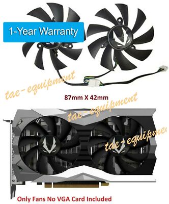 GA92A2H DC12V graphics fan for ZOTAC GAMING GeForce RTX 2060 AMP Graphics card