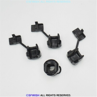 10X! NEW HEYCO SR 6N3-4 1200 Black Straight-Thru Round Strain Relief Bushing