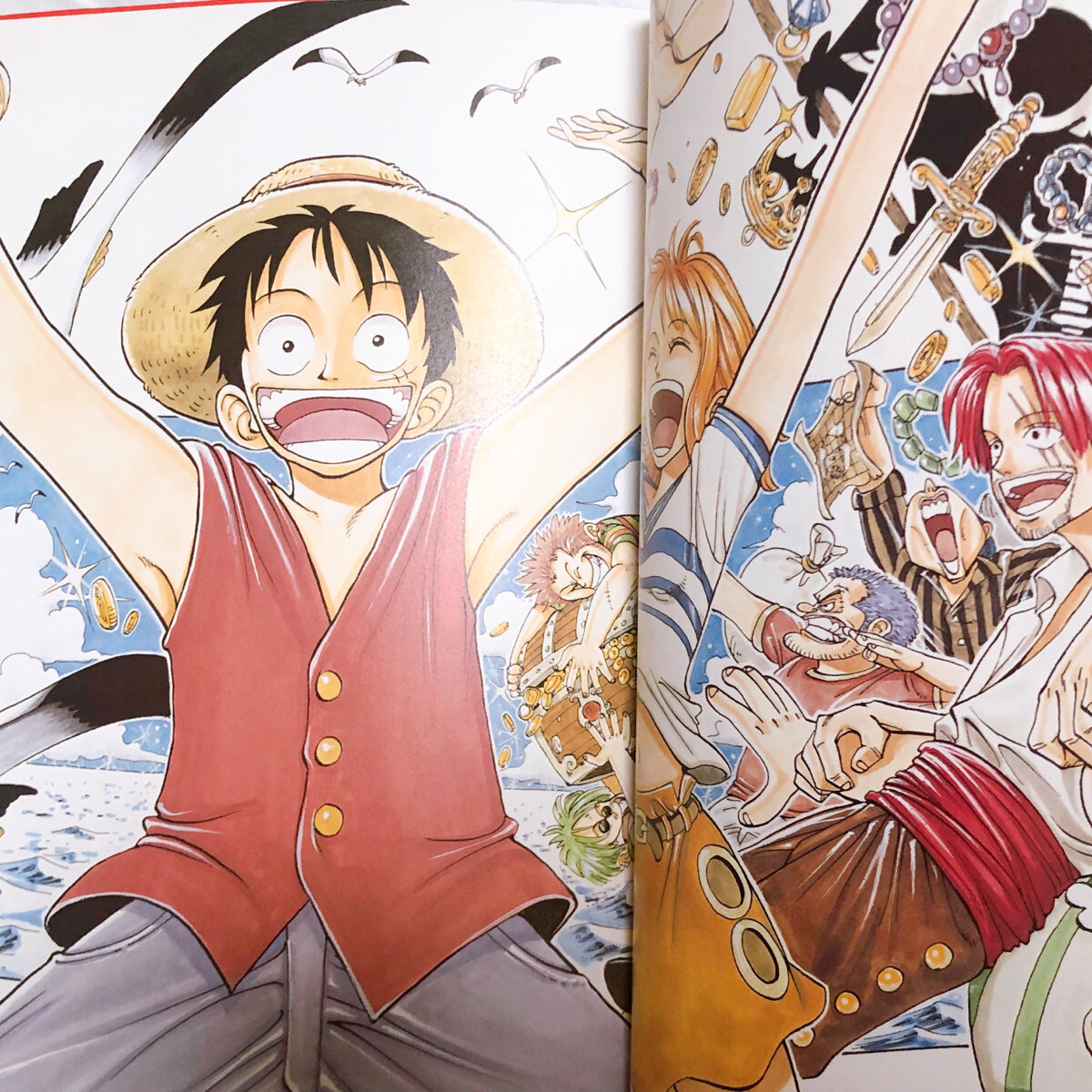 ONE PIECE Illustration Art Book COLOR WALK 1-6 Japanese Shueisya
