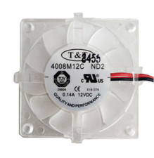 T T 4008M12C ND2 40084009 0.14A DC12V 2pin Graphics card cooling fan